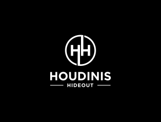 Houdinis Hideout logo design by haidar