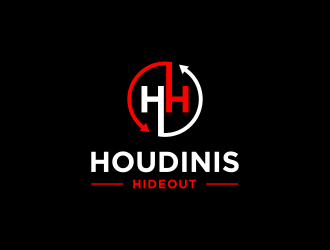 Houdinis Hideout logo design by haidar