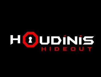 Houdinis Hideout logo design by logoguy