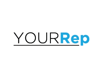 Your Rep logo design by Fear