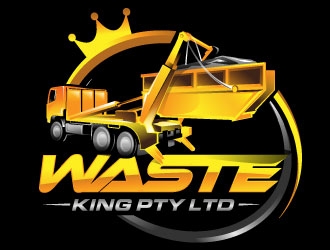 Waste King Pty Ltd logo design by Suvendu