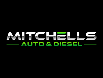 Mitchells Auto & Diesel logo design by hidro