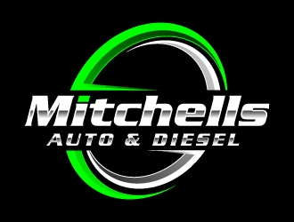 Mitchells Auto & Diesel logo design by uttam