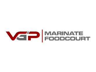 VGP Marinate Foodcourt logo design by p0peye