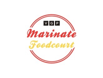 VGP Marinate Foodcourt logo design by sabyan