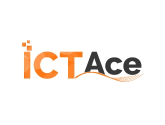 ICT Ace logo design by JJlcool