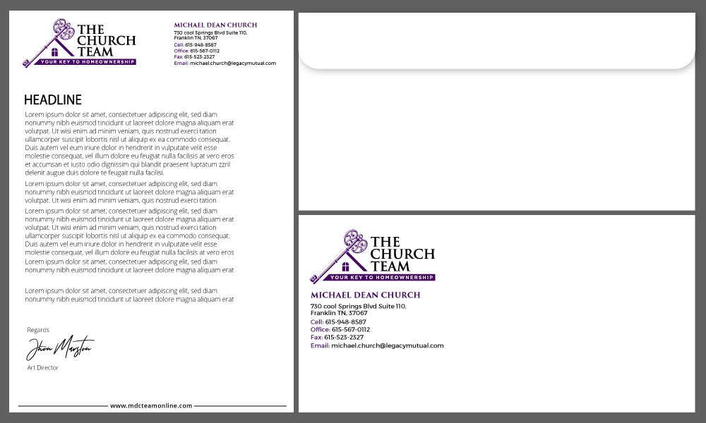 The Church Team Legacy Mutual Mortgage logo design by Gelotine