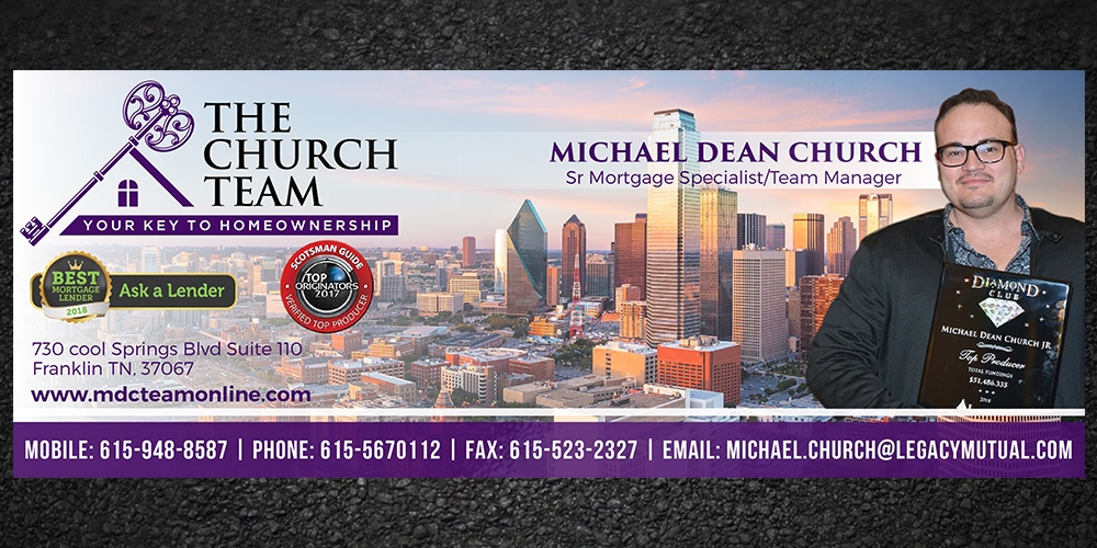 The Church Team Legacy Mutual Mortgage logo design by Gelotine
