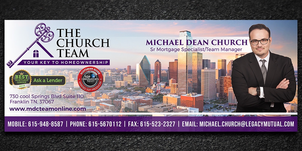 The Church Team Legacy Mutual Mortgage logo design by Gelotine