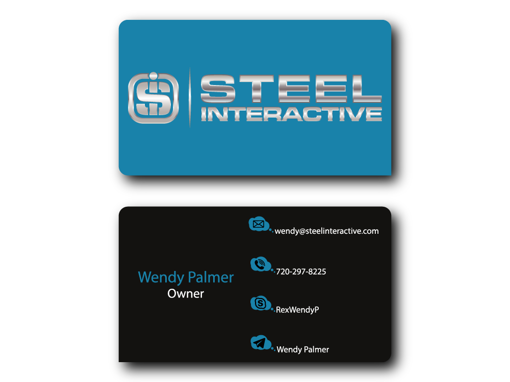 Steel Interactive Inc. logo design by bulatITA