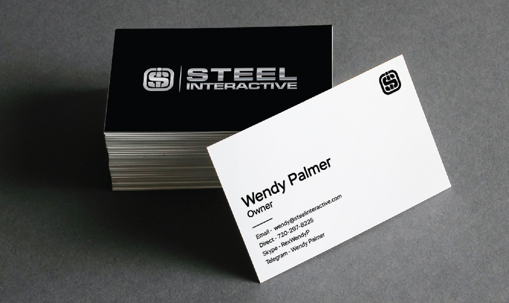 Steel Interactive Inc. logo design by Boooool