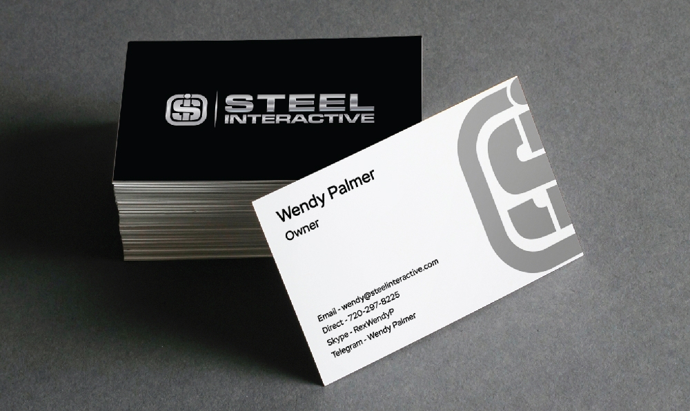 Steel Interactive Inc. logo design by Boooool