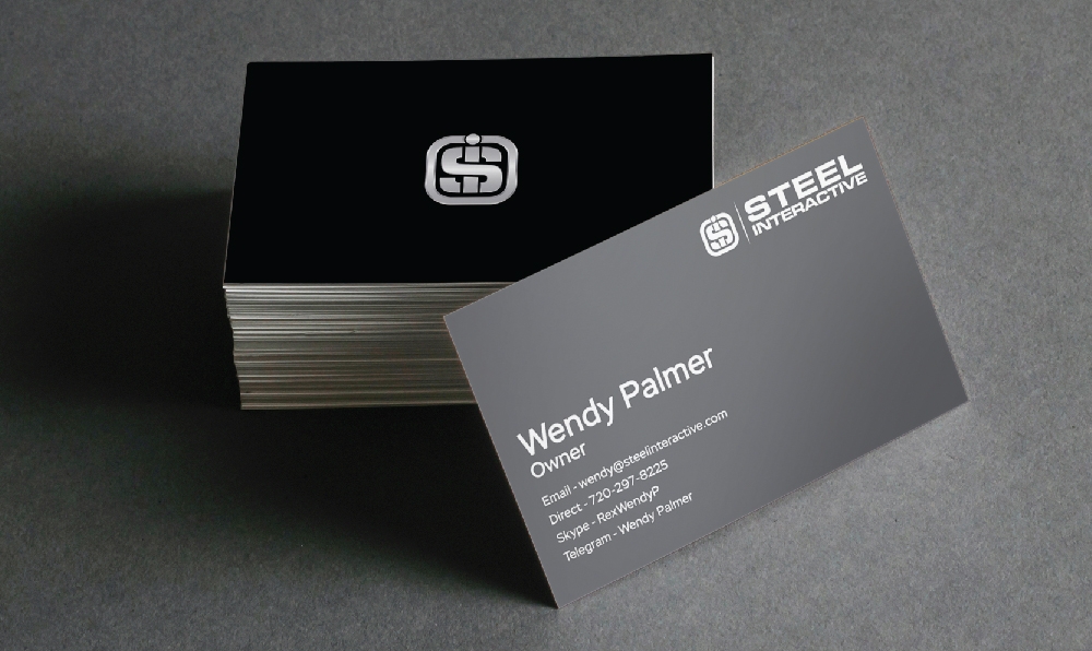 Steel Interactive Inc. logo design by Boooool