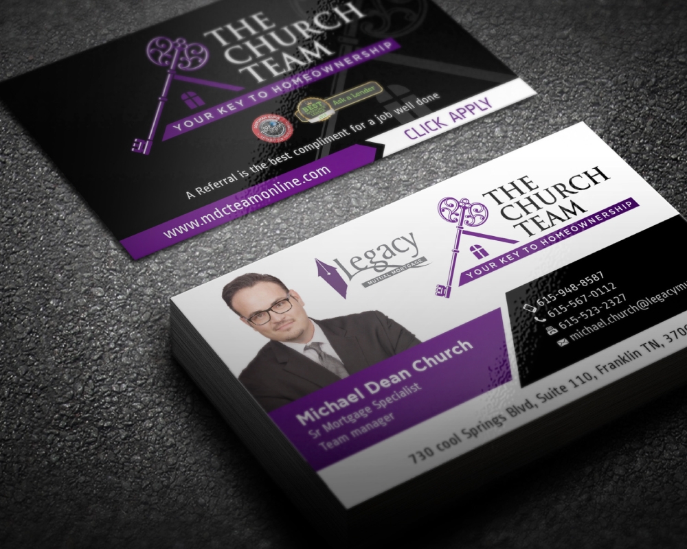 The Church Team Legacy Mutual Mortgage logo design by Boomstudioz