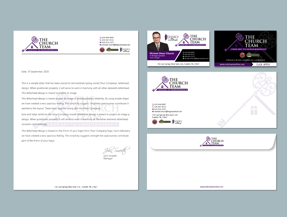 The Church Team Legacy Mutual Mortgage logo design by Boomstudioz