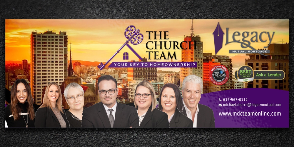 The Church Team Legacy Mutual Mortgage logo design by Boomstudioz