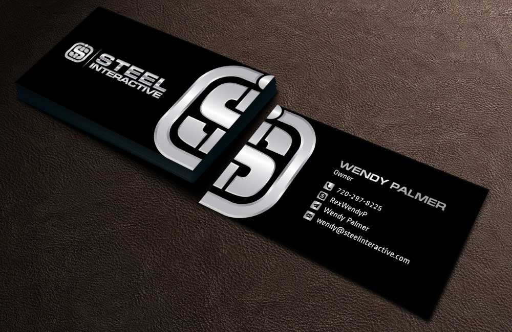 Steel Interactive Inc. logo design by Boomstudioz