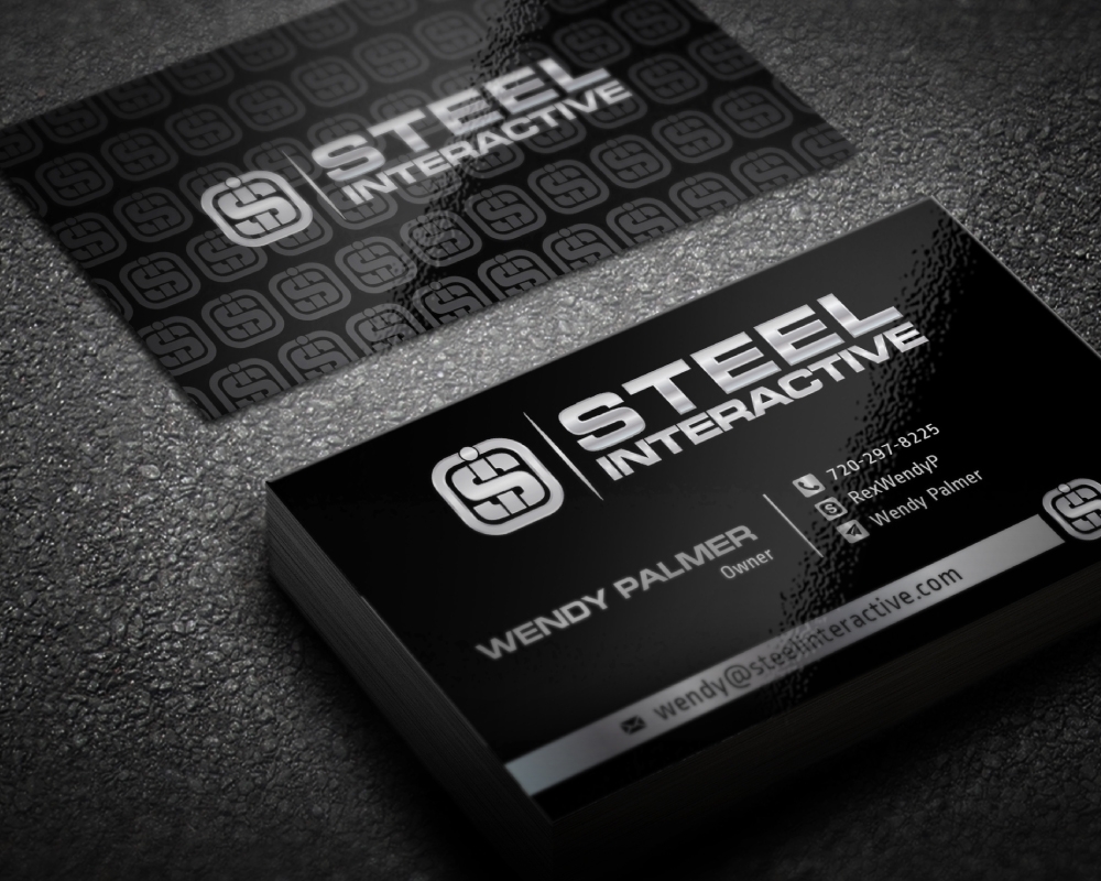 Steel Interactive Inc. logo design by Boomstudioz