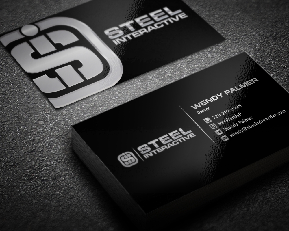 Steel Interactive Inc. logo design by Boomstudioz