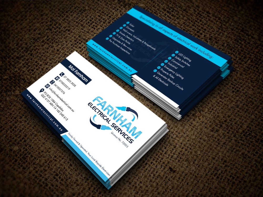Farnham Electrical Services logo design by shravya