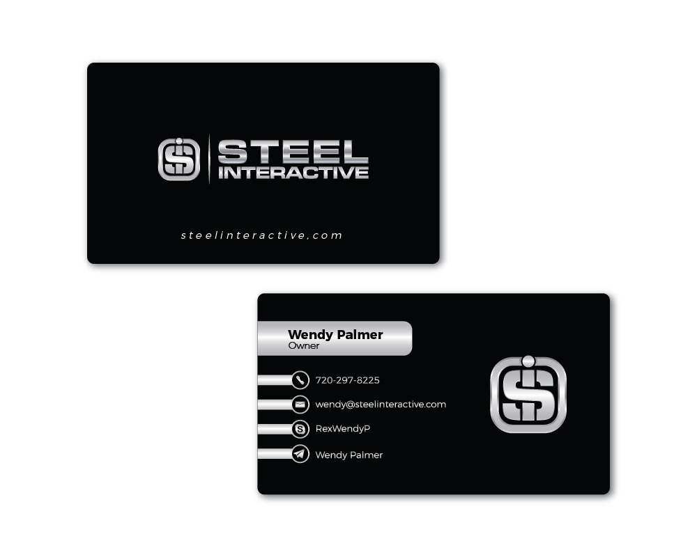 Steel Interactive Inc. logo design by SenimanMelayu