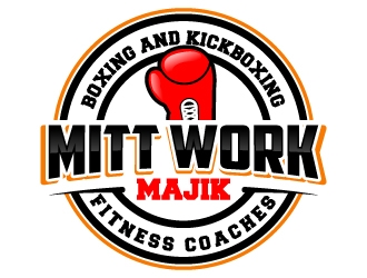 MITT WORK MAJIK logo design by jaize