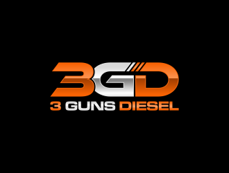 3 Guns Diesel logo design by haidar