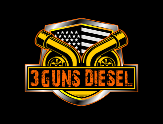 3 Guns Diesel logo design by SmartTaste