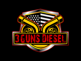 3 Guns Diesel logo design by SmartTaste