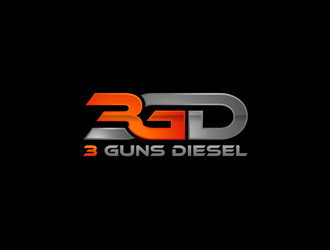 3 Guns Diesel logo design by alby