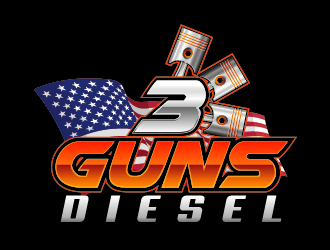 3 Guns Diesel logo design by axel182