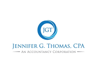 Jennifer G. Thomas, CPA An Accountancy Corporation logo design by zakdesign700