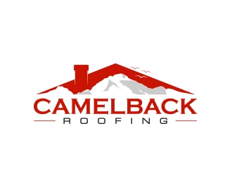 CAMELBACK ROOFING logo design by MarkindDesign