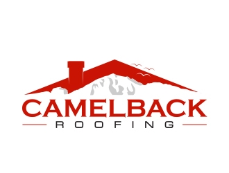 CAMELBACK ROOFING logo design by MarkindDesign