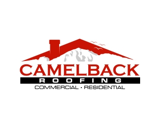 CAMELBACK ROOFING logo design by MarkindDesign