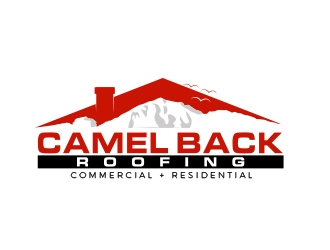 CAMELBACK ROOFING logo design by MarkindDesign