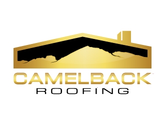 CAMELBACK ROOFING logo design by mewlana