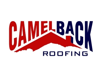 CAMELBACK ROOFING logo design by FriZign