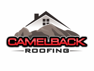 CAMELBACK ROOFING logo design by YONK