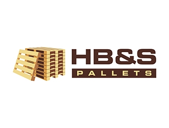 HB&S PALLETS logo design by gitzart
