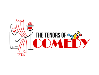 The Tenors of Comedy logo design by Gwerth