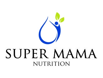 Super Mama Nutrition logo design by jetzu