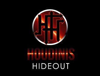 Houdinis Hideout logo design by axel182