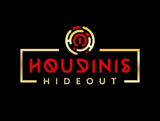 Houdinis Hideout logo design by akilis13