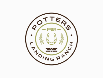 Potters Landing Ranch logo design by diki