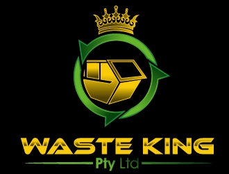 Waste King Pty Ltd logo design by PMG