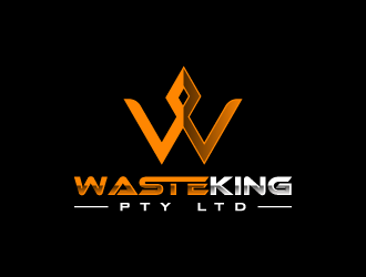 Waste King Pty Ltd logo design by pencilhand