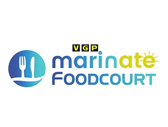 VGP Marinate Foodcourt logo design by PrimalGraphics
