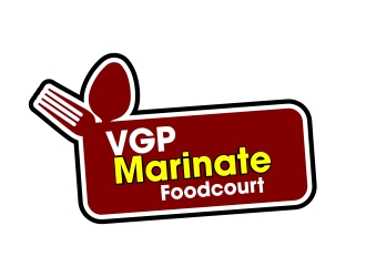 VGP Marinate Foodcourt logo design by mckris