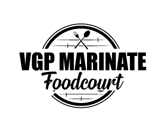 VGP Marinate Foodcourt logo design by ElonStark